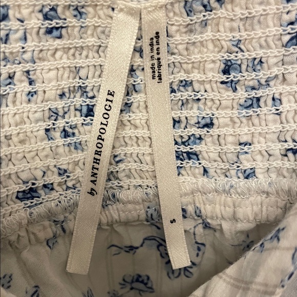 by Anthropologie Floral Top Size Medium - Picture 3 of 5